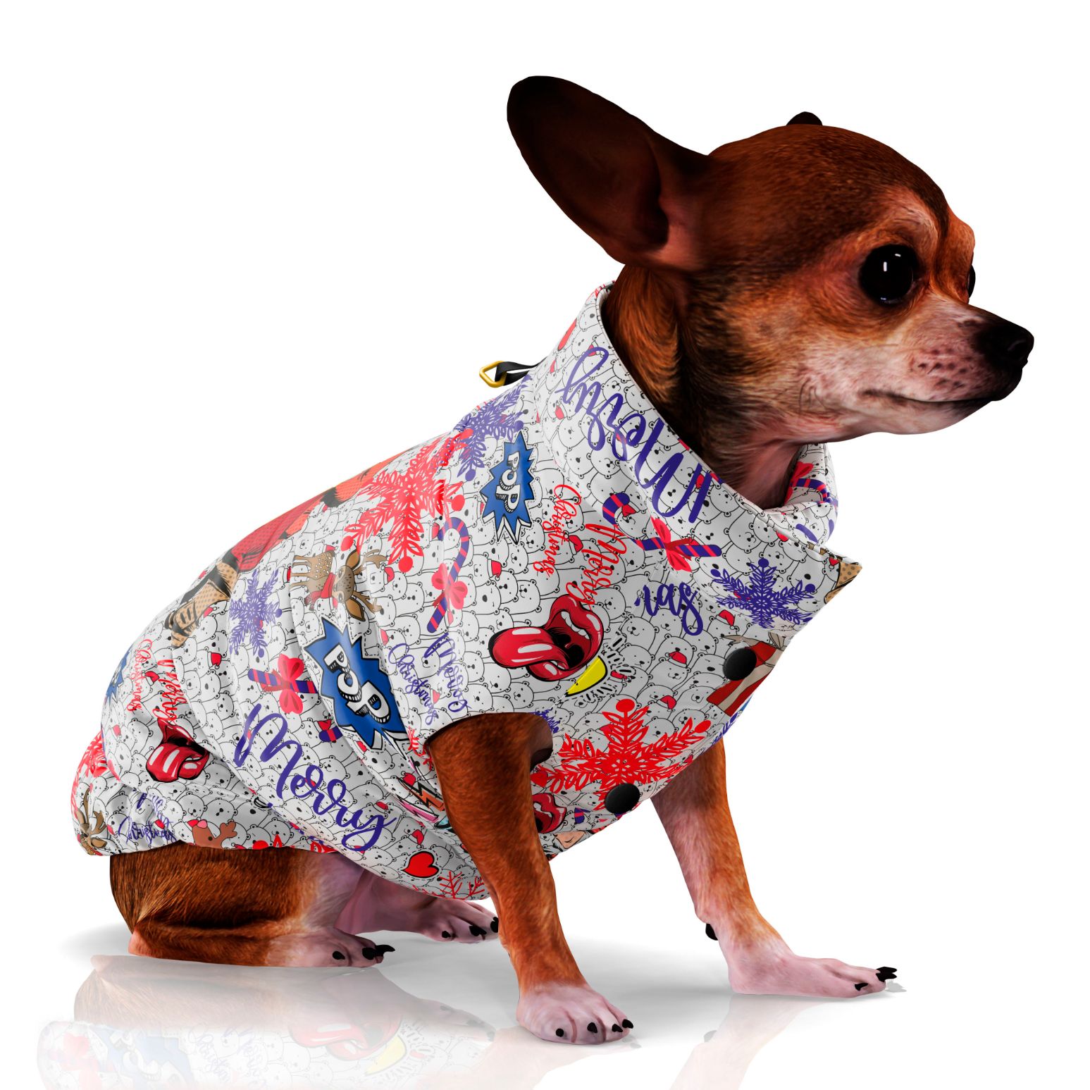 Giubbotto natalizio cane