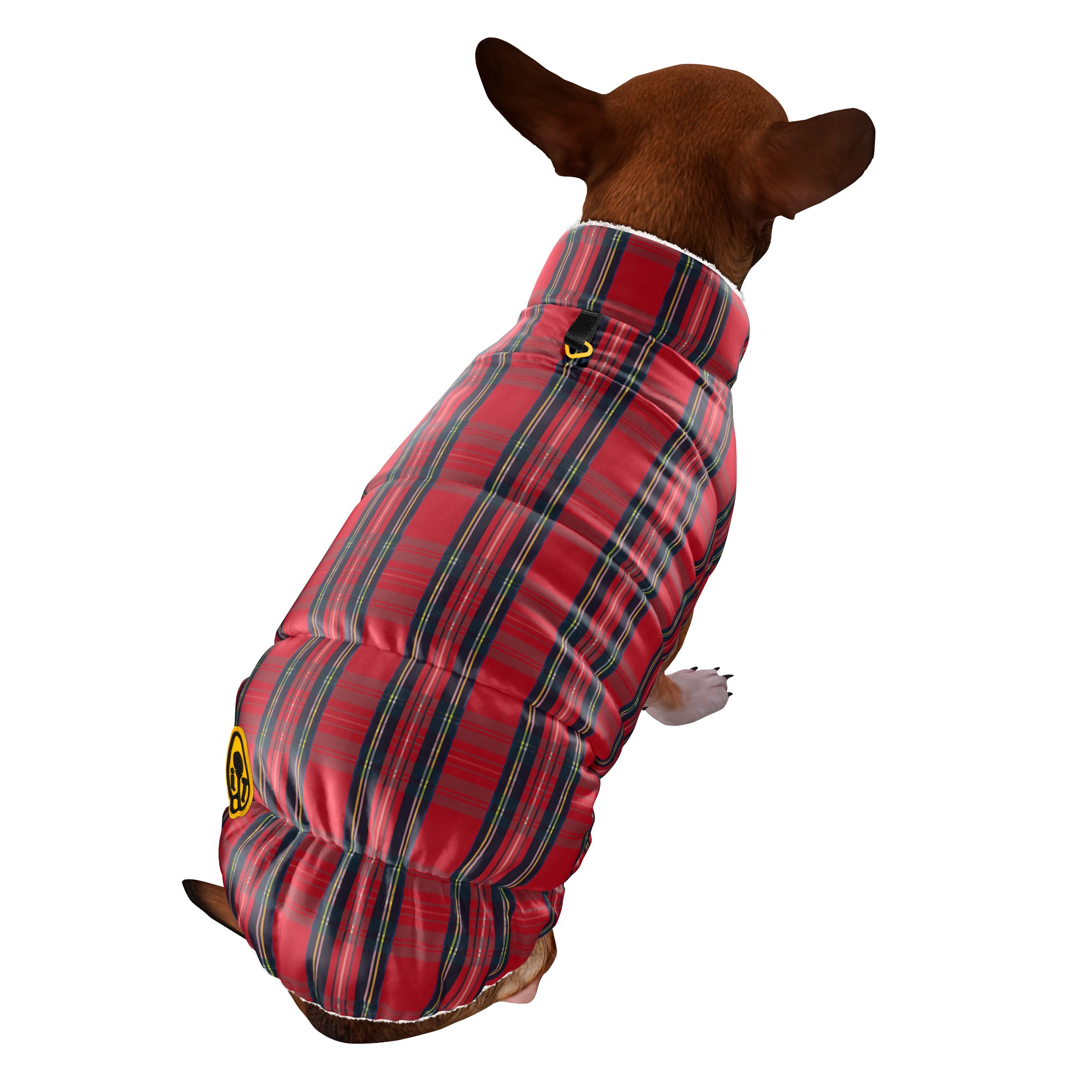Giubbotto tartan cane